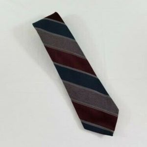 Wembley Vintage  Burgandy/Blue/Gray Stripe